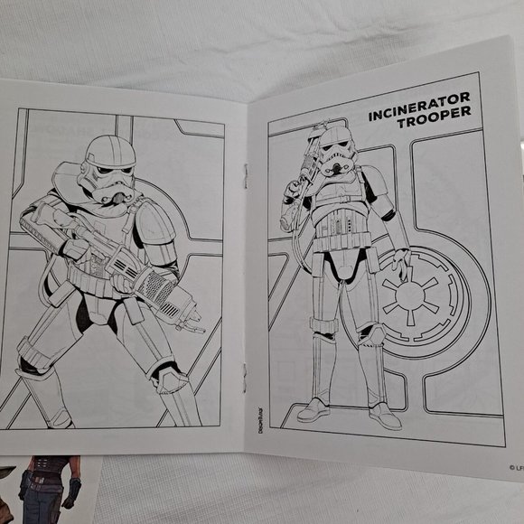 Star Wars Baby Yoda Coloring Book Holographic Sticker Set 2 pack - Picture 10 of 16